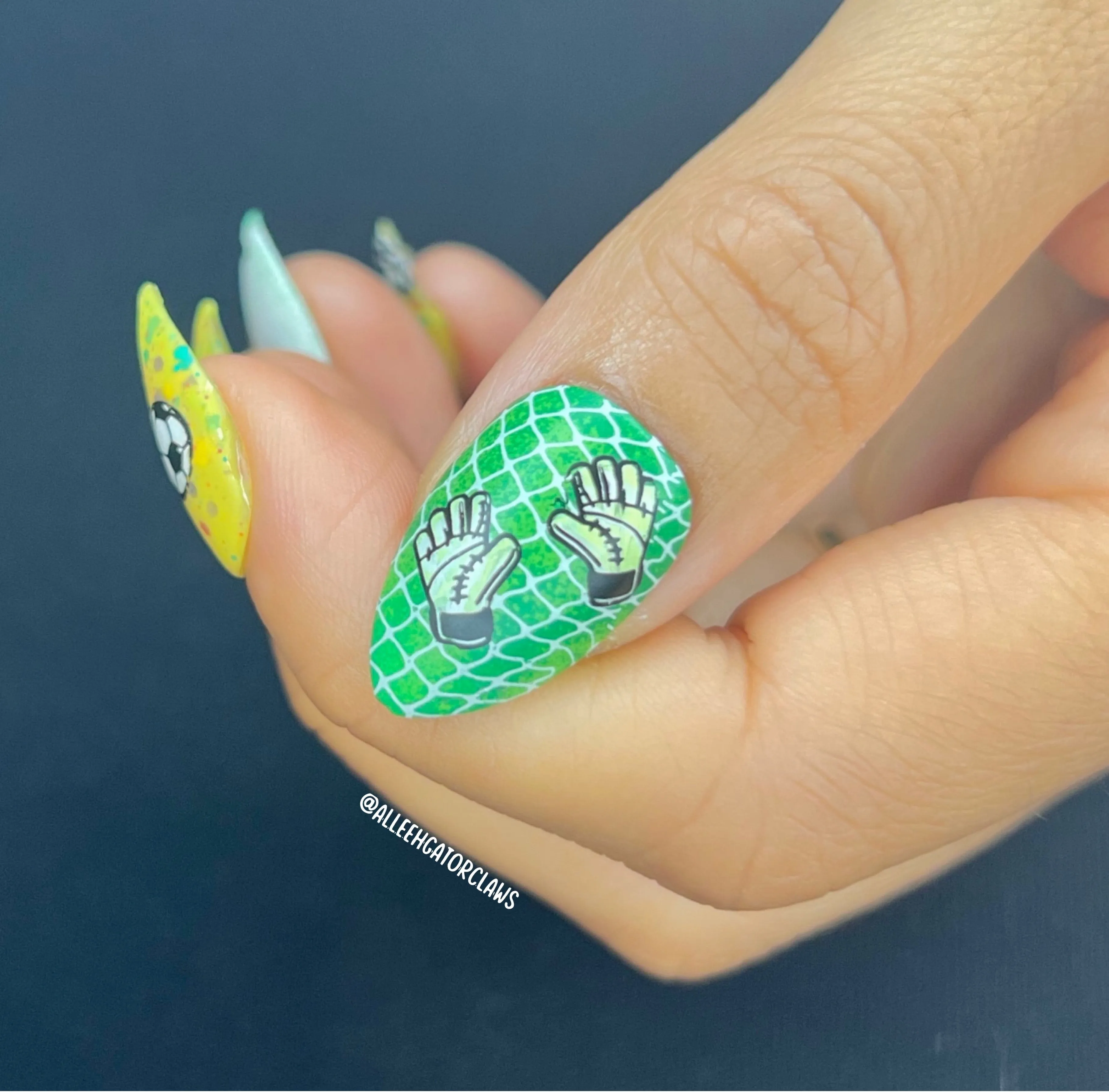 Game On: Goal Getter (M307) - Nail Stamping Plate