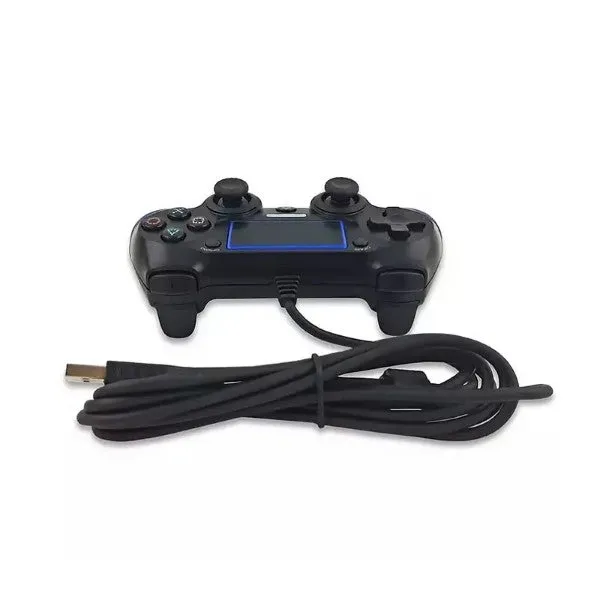 Gaming Wired USB Joystick Controller For Playstation 4 PS4 Gamepad Blue/Black