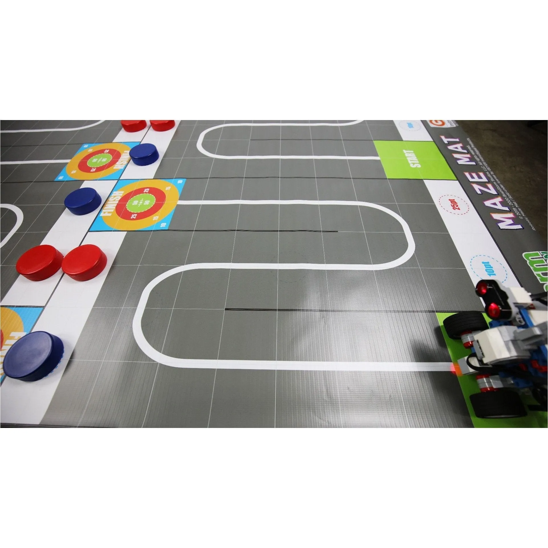 Geyer BrainStorm STEM Education Robotics Activity Mat: Maze, 80" x 44.75"