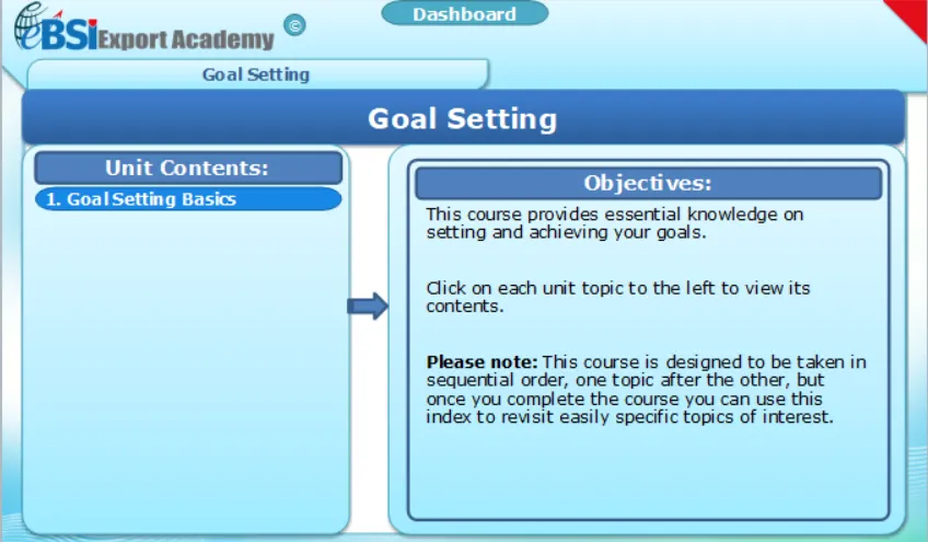Goal Setting