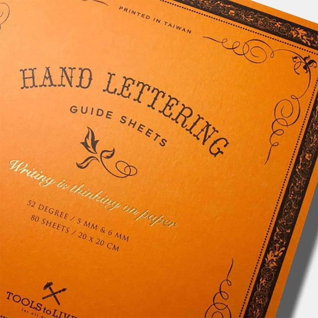 Hand Lettering Guide Sheets