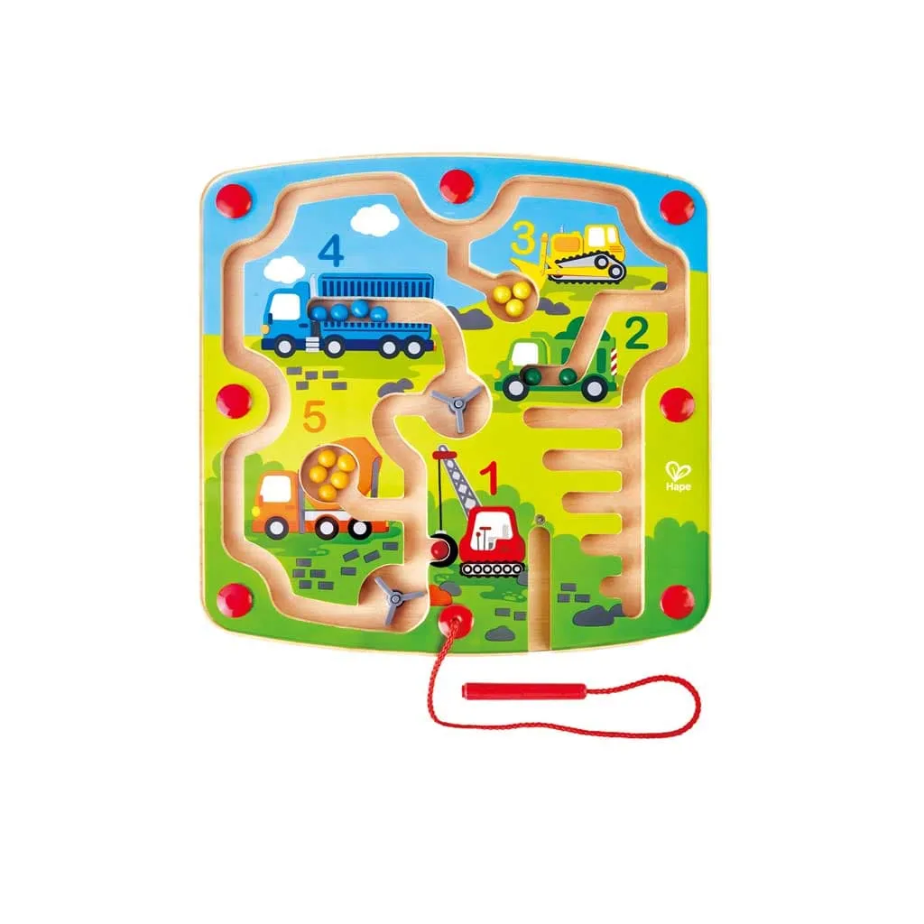 Hape Construction and Number Maze - Wooden Toys