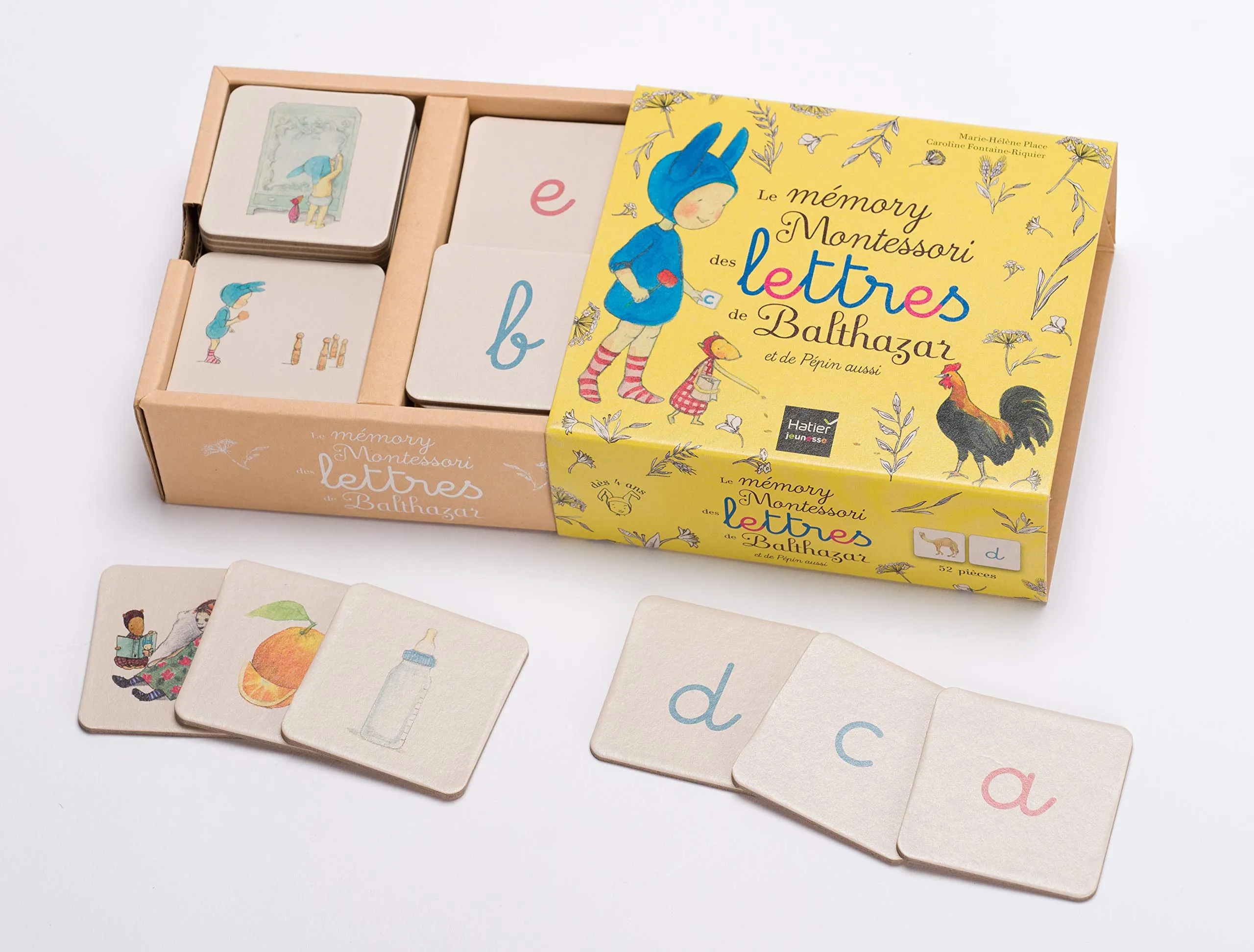 Hatier Jeunesse - Le Mémory Montessori des Lettres de Balthazar