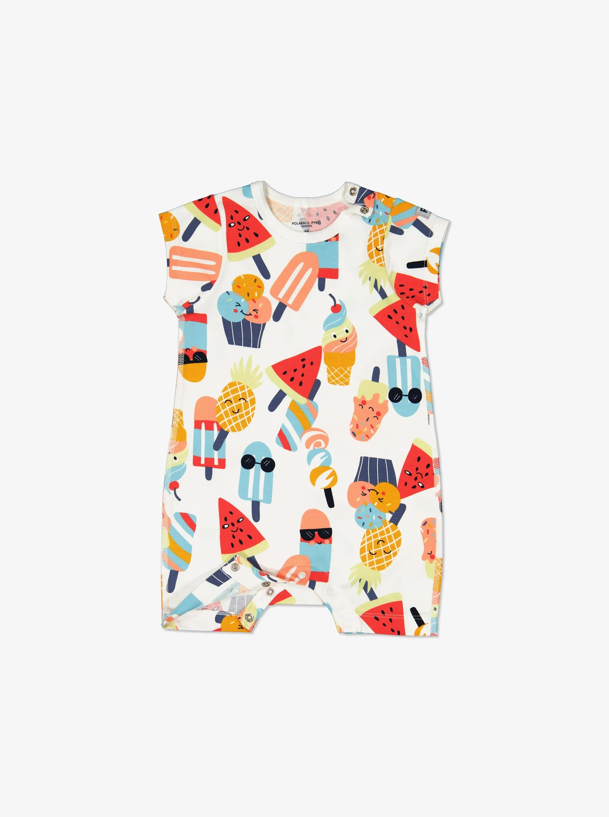 Ice Cream Print Romper