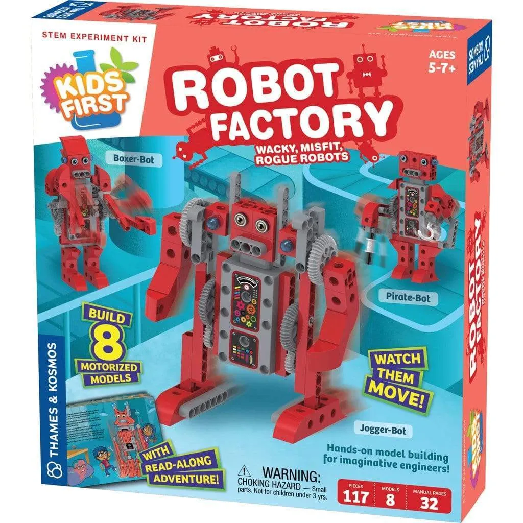 Kids First Robot Factory: Wacky, Misfit, Rogue Robots