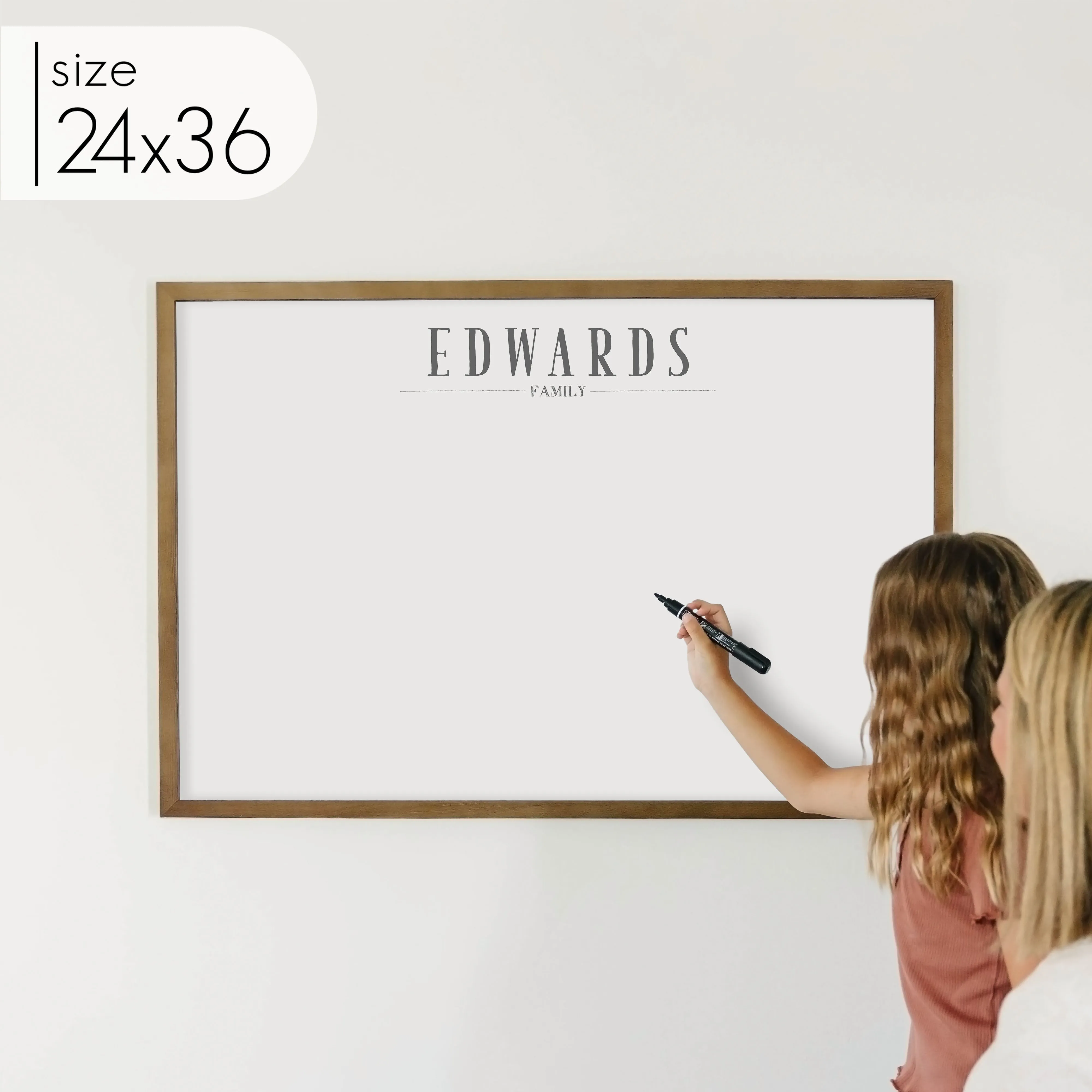 Large Framed Whiteboard | Horizontal Swanson