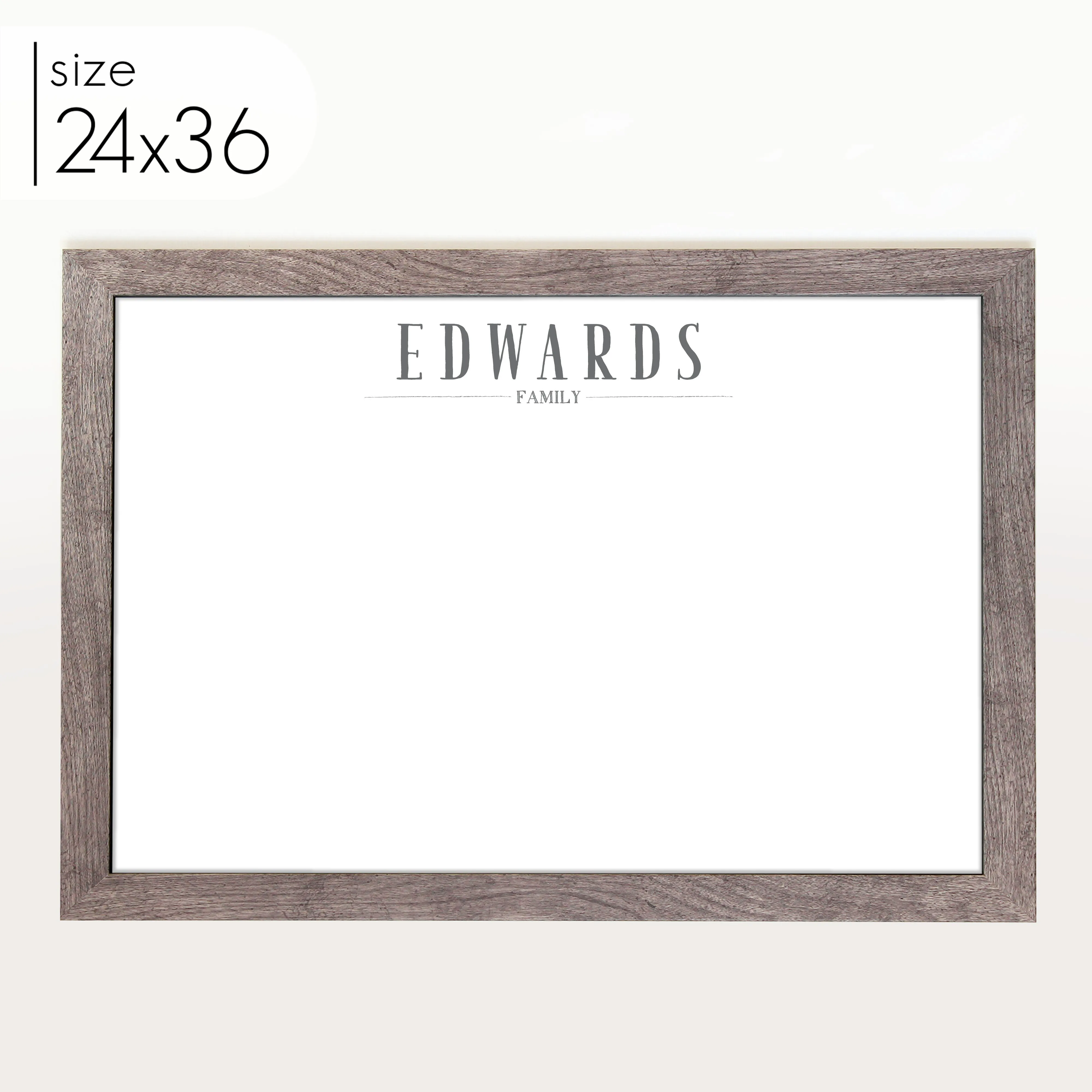 Large Framed Whiteboard | Horizontal Swanson