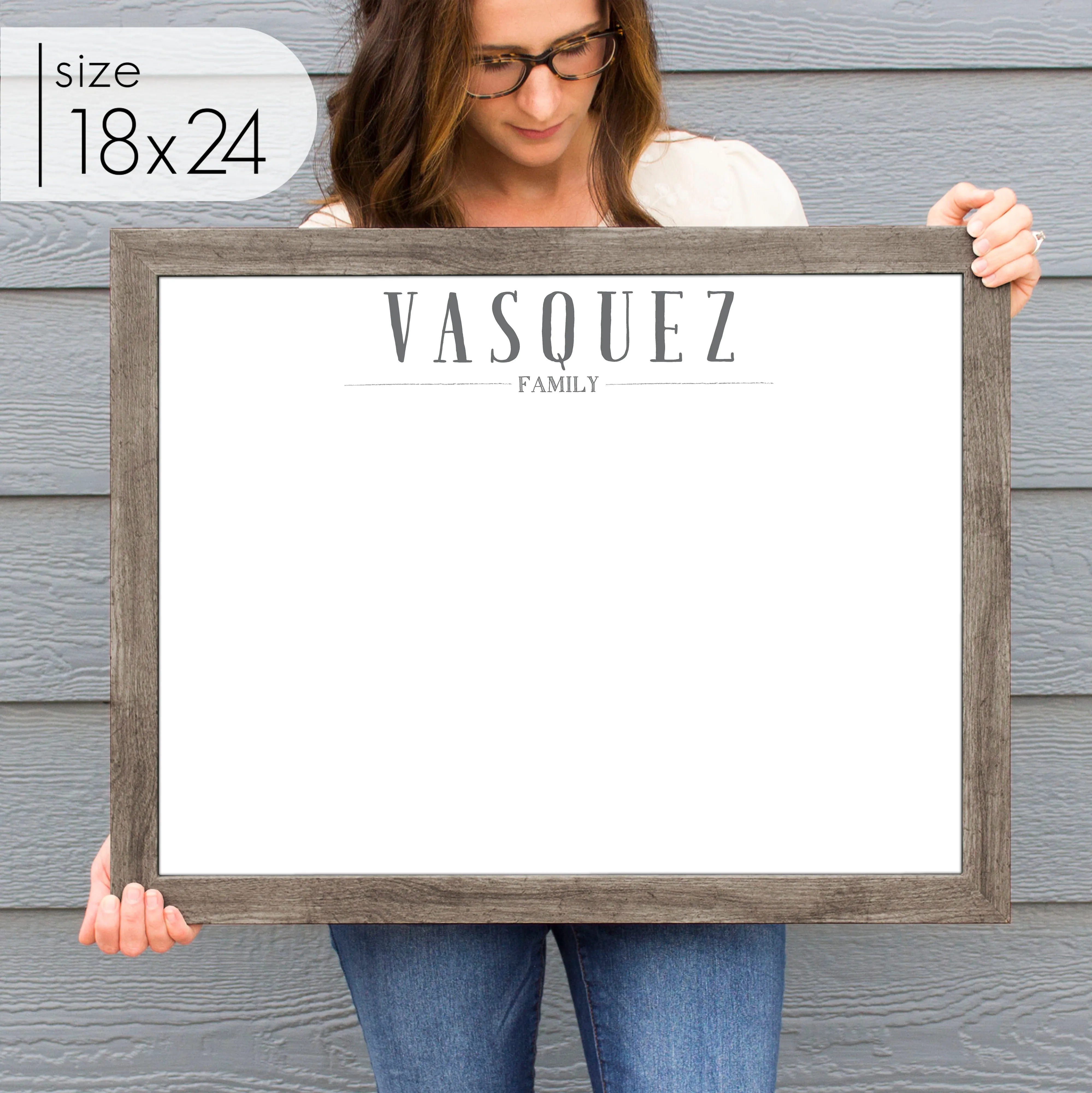 Large Framed Whiteboard | Horizontal Swanson