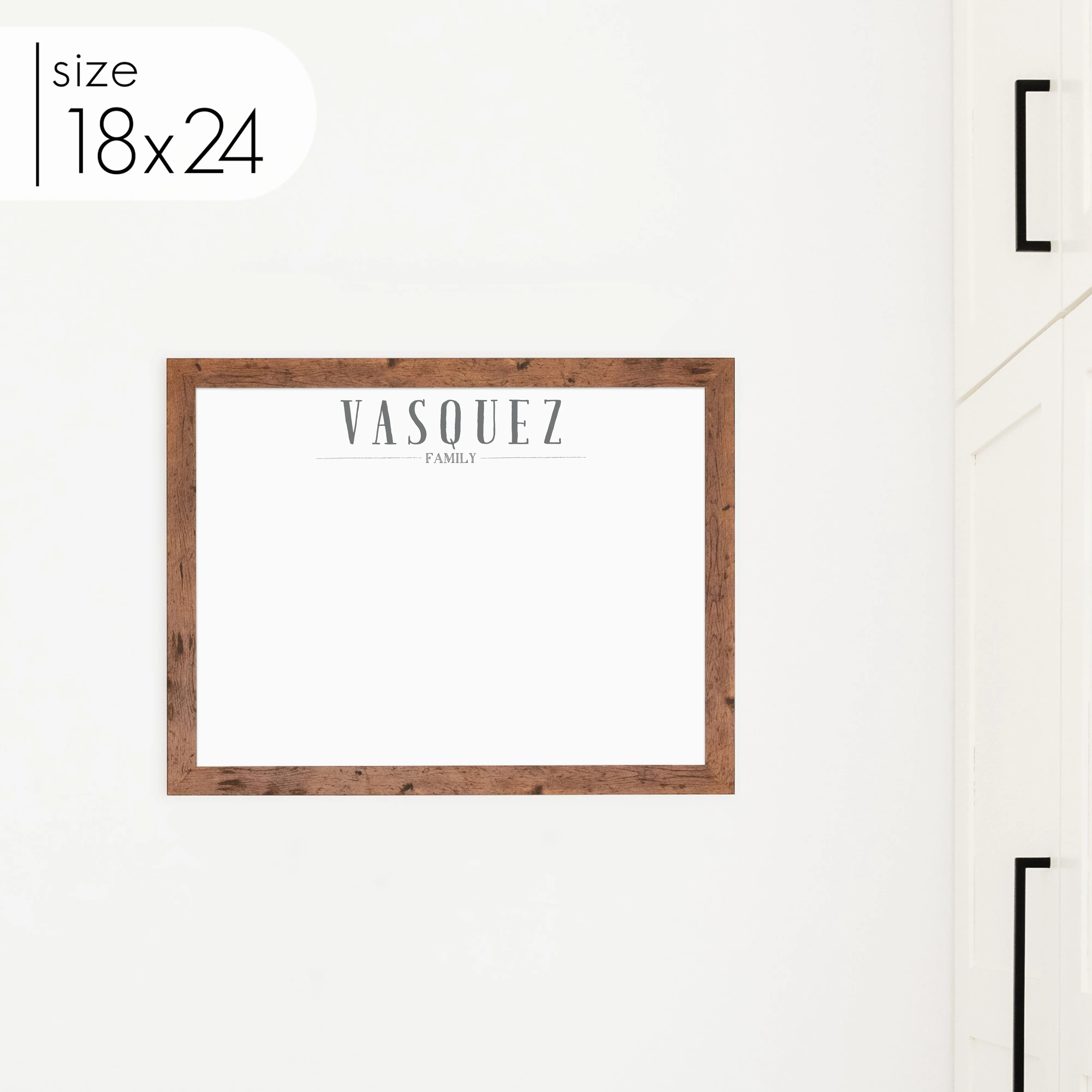 Large Framed Whiteboard | Horizontal Swanson