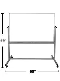 Luxor 60" x 40" Mobile Whiteboard