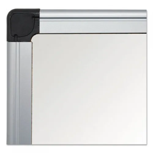 MasterVision Value Lacquered Steel Magnetic Dry Erase Board, 24 x 36, White, Aluminum Frame (MA0307170)