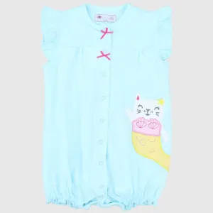 Mermaid Cat Sleeveless Romper