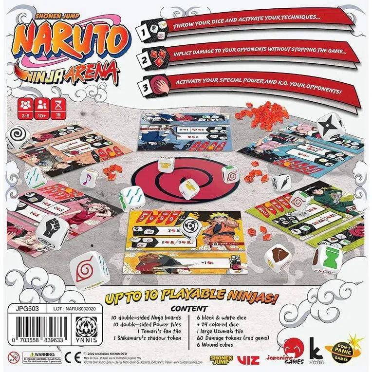 Naruto: Ninja Arena - Board Game