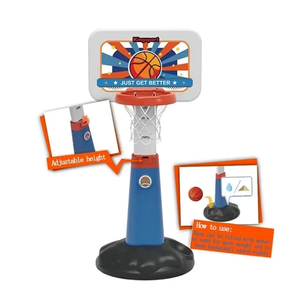 (Net) Kids Basketball Hoop Toy - Fun Learning for Ages