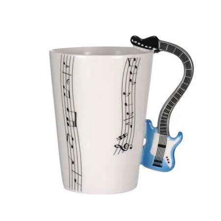 New Ceramic Coffee Cup for the Music Lover