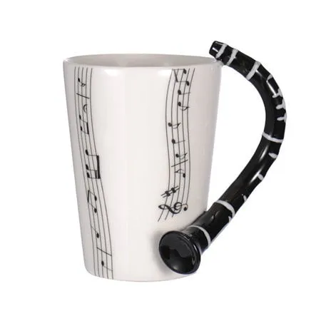 New Ceramic Coffee Cup for the Music Lover