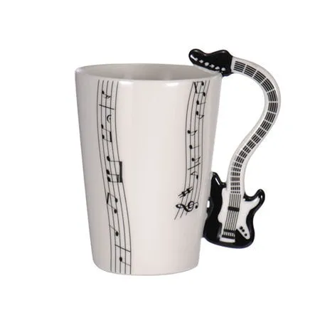 New Ceramic Coffee Cup for the Music Lover