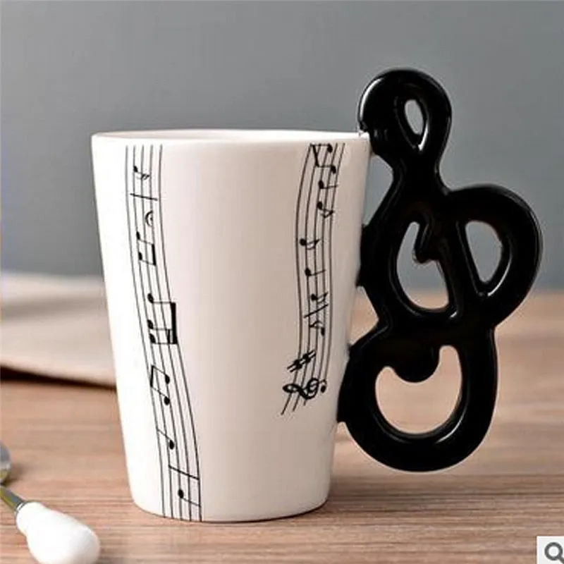 New Ceramic Coffee Cup for the Music Lover