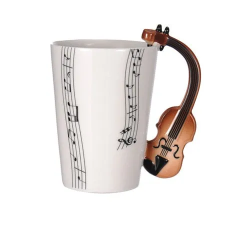New Ceramic Coffee Cup for the Music Lover