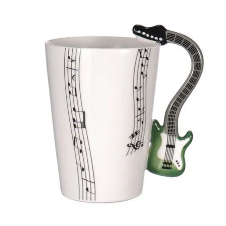 New Ceramic Coffee Cup for the Music Lover