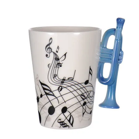 New Ceramic Coffee Cup for the Music Lover