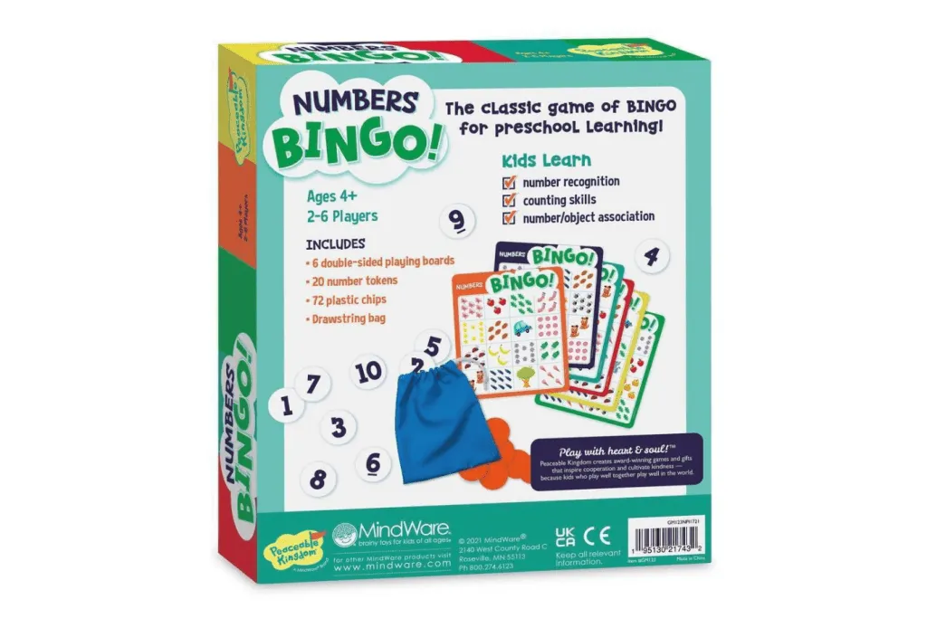 Numbers Bingo