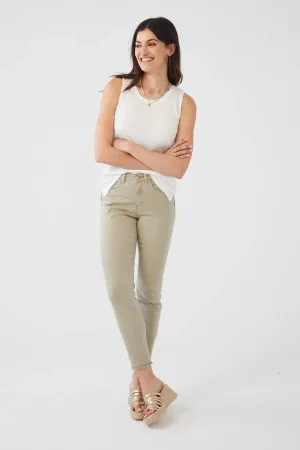 Olivia Slim Ankle in Euro Twill