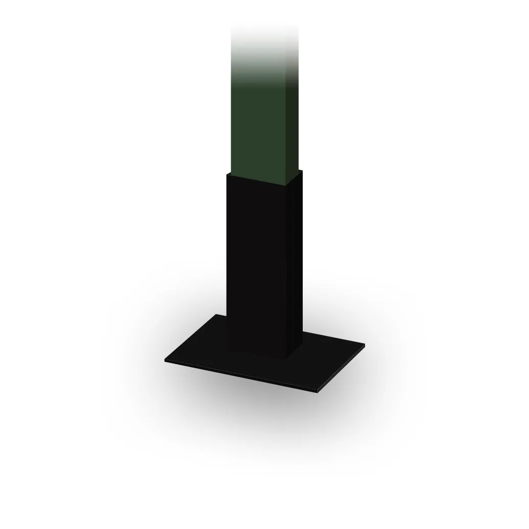 Outdoor Standing Message Center Magnetic Black Dry Erase Board - 8.5" x 14" Viewable Area (Left Hinged Single Door)