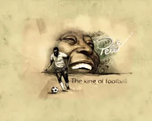 Pele - The King Of Football - Art Poster
