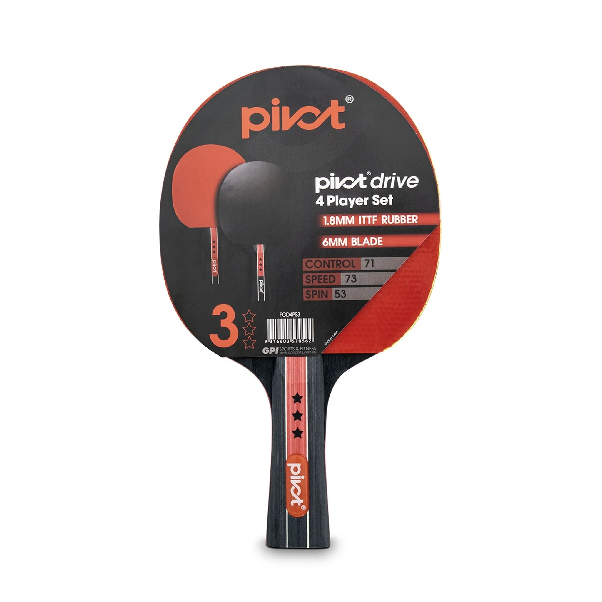 PIVOT FGD4PS3 Drive 3 Star 4 Player Set