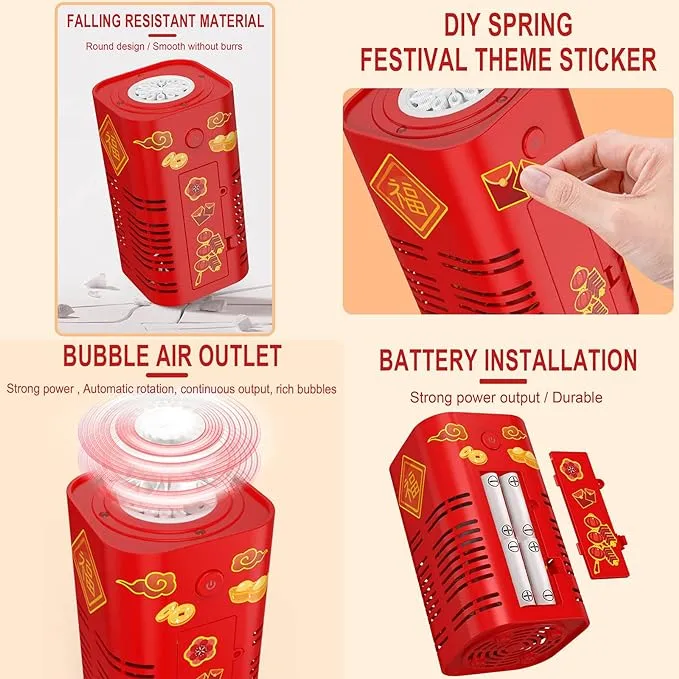Portable Firework Bubble Machine