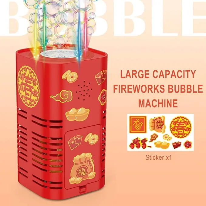 Portable Firework Bubble Machine
