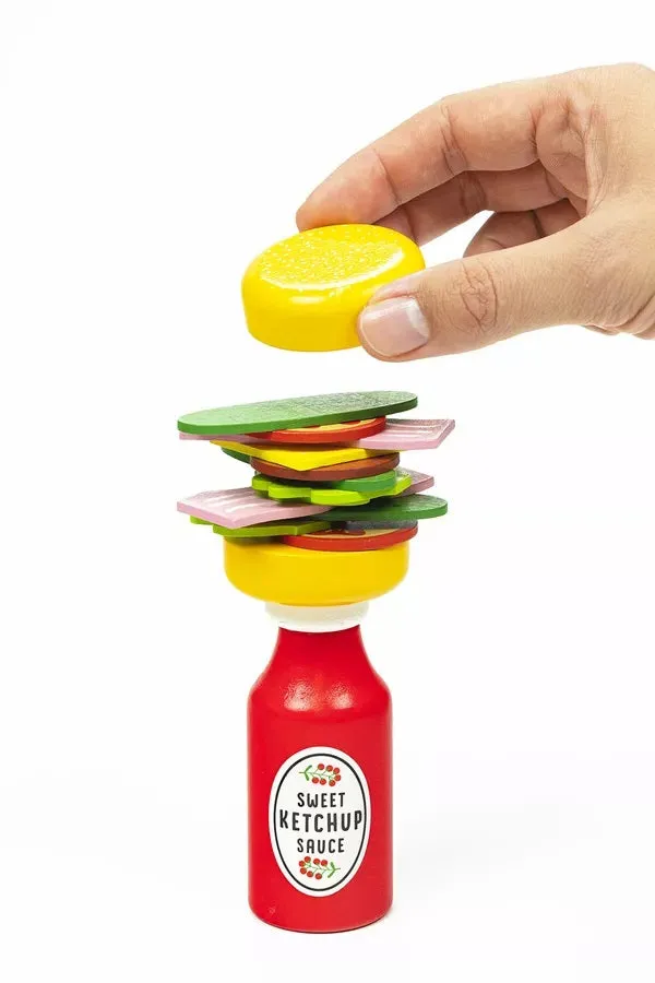 PROFESSOR PUZZLE GAMES - BURGER BALANCE STACK "EM HIGH"
