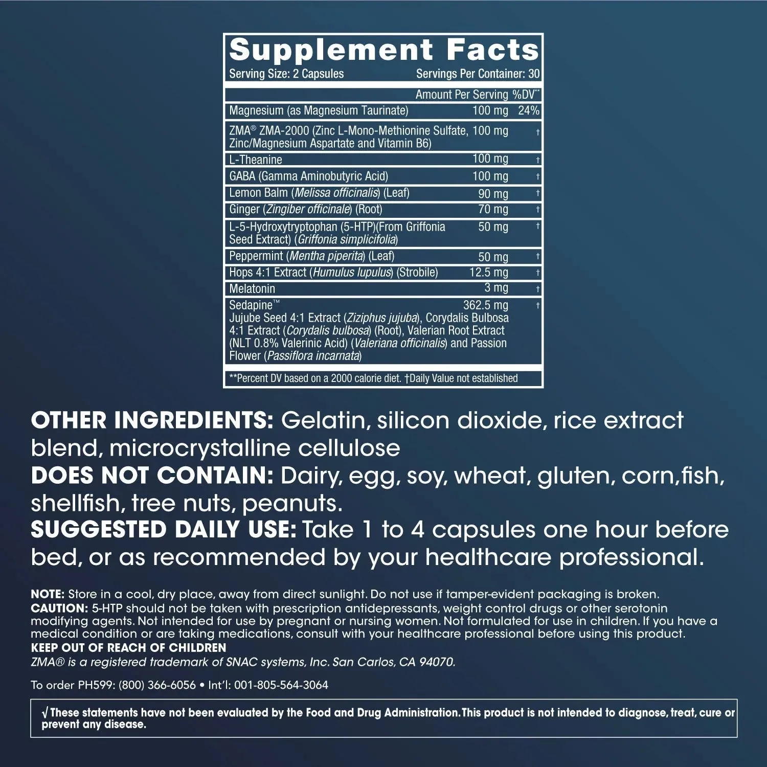 Prohealth Longevity - Sleep Longevity with Sedapine™ - 60 capsules
