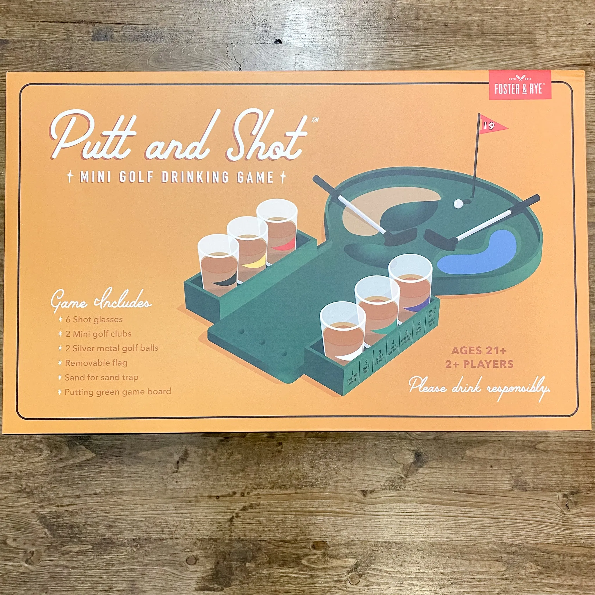 Putt & Shot Mini Golf Drinking Game