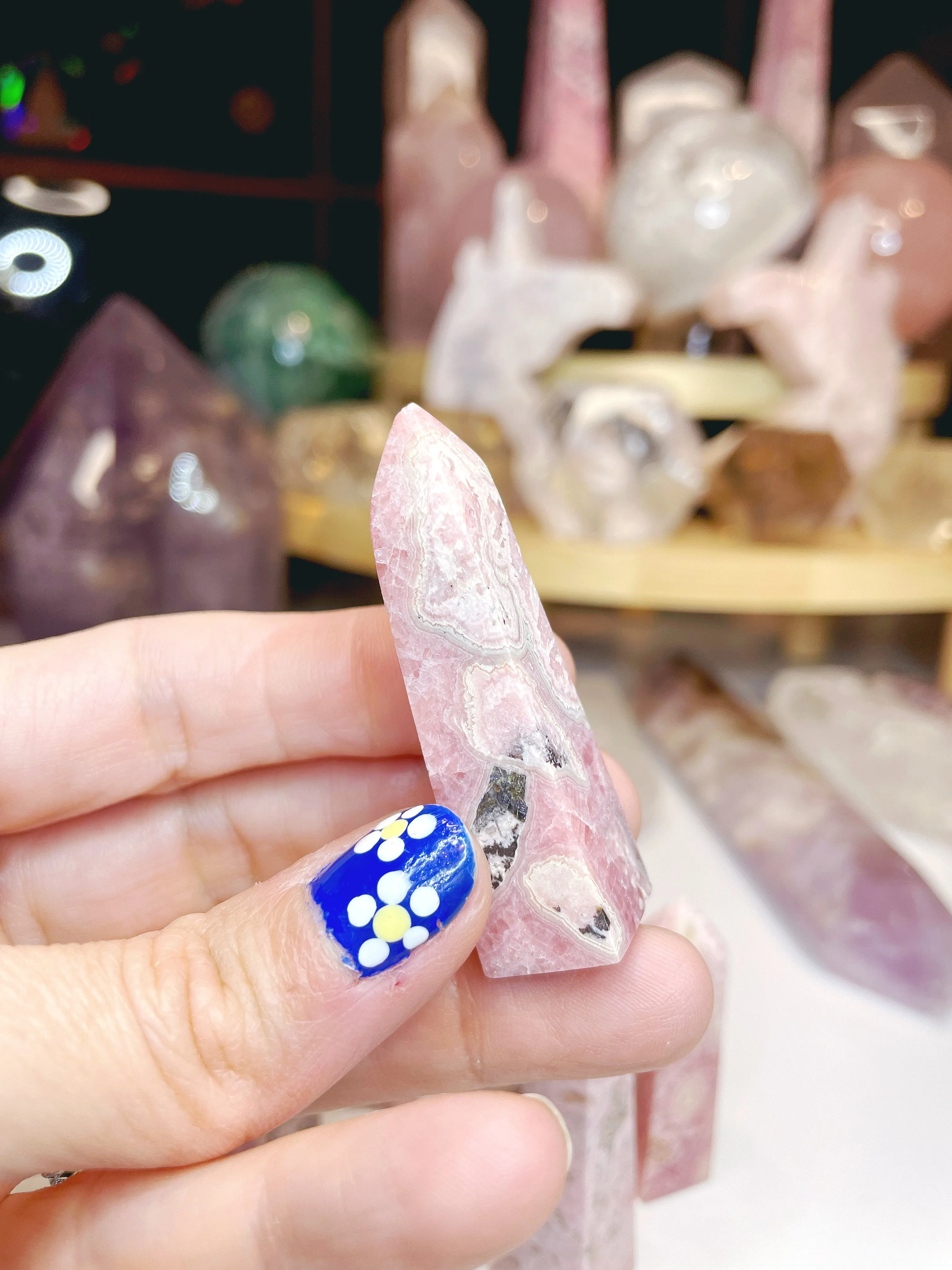 Rhodochrosite Obelisk *Imperfect