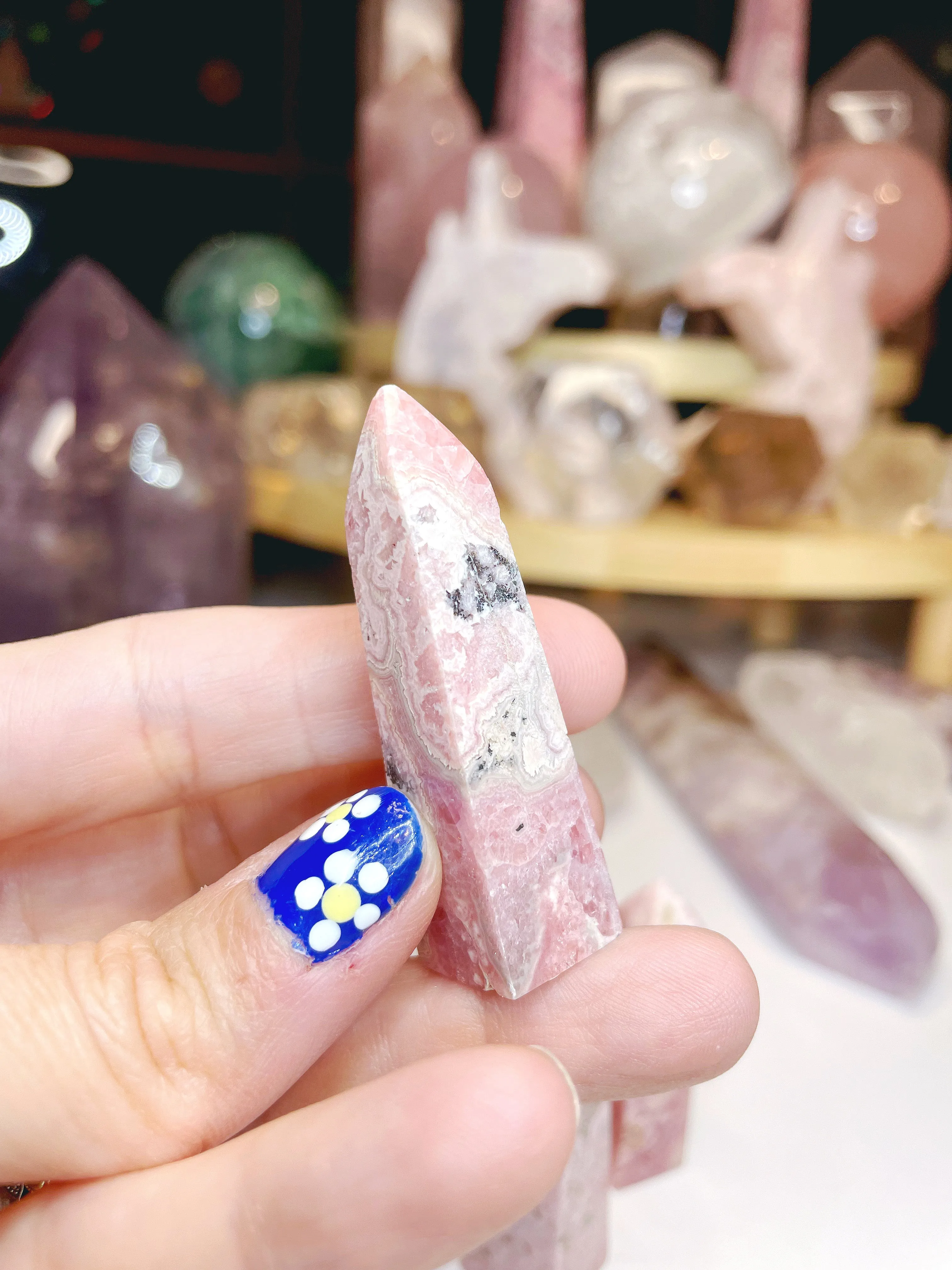 Rhodochrosite Obelisk *Imperfect