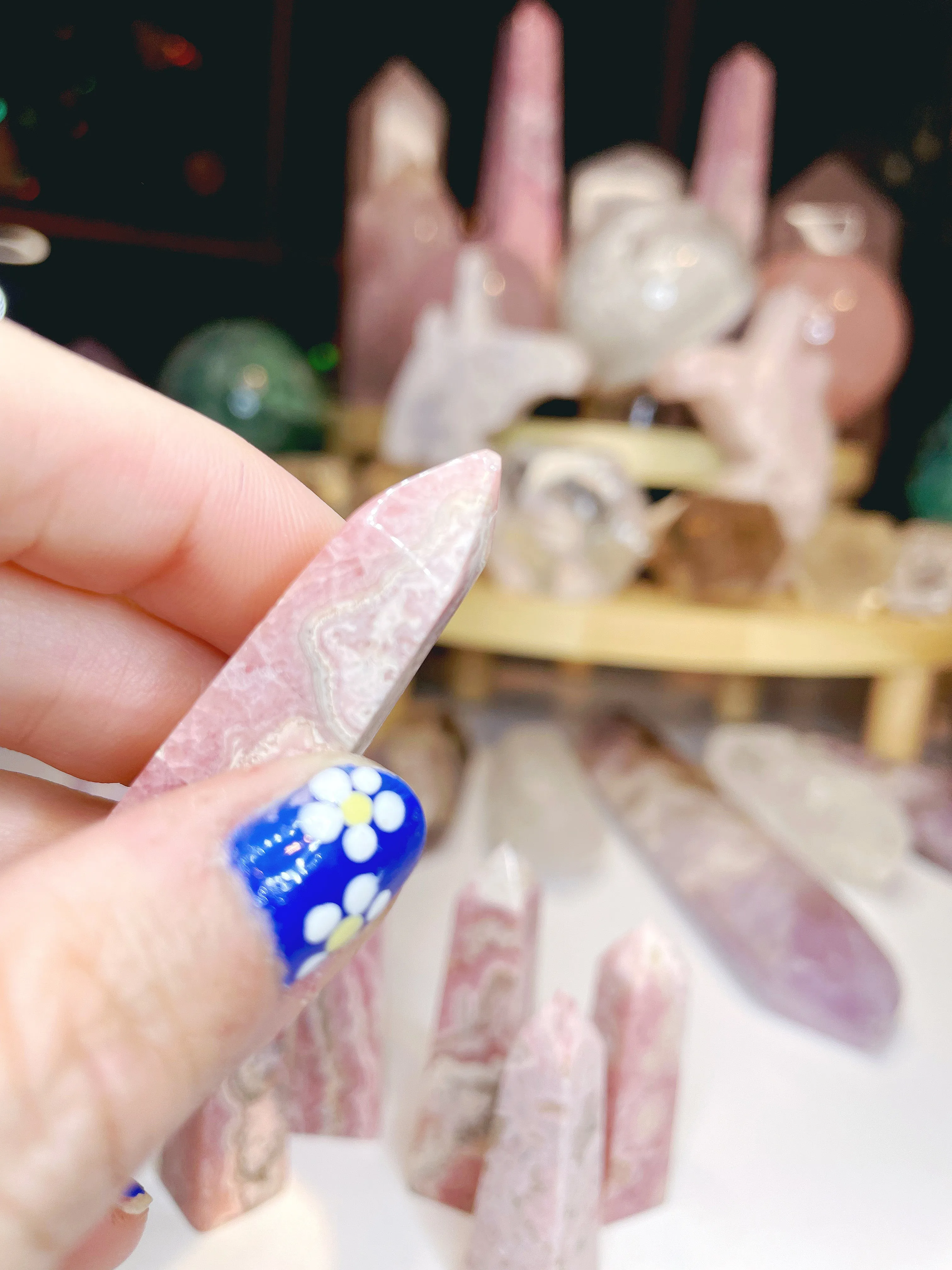 Rhodochrosite Obelisk *Imperfect
