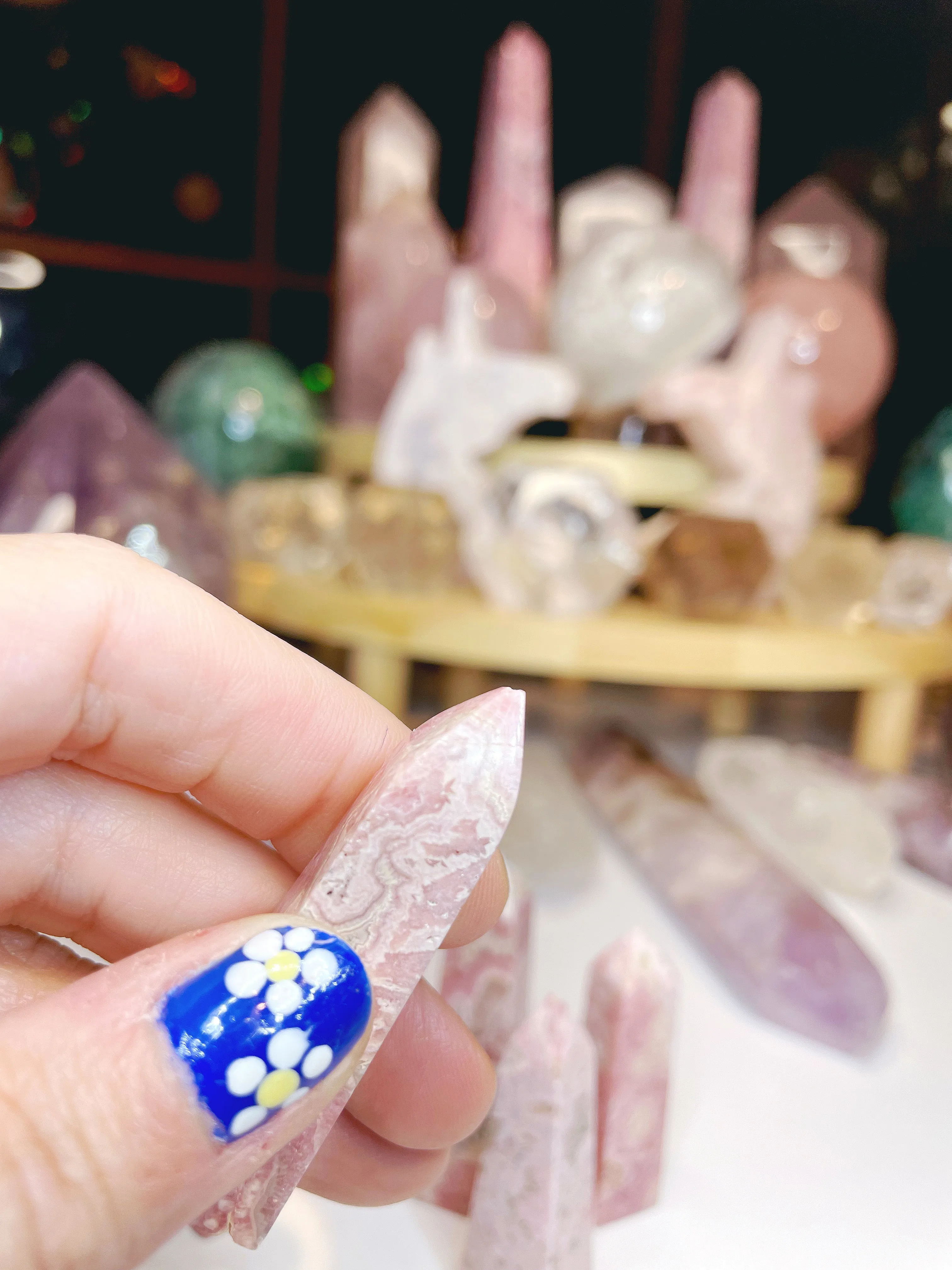 Rhodochrosite Obelisk *Imperfect