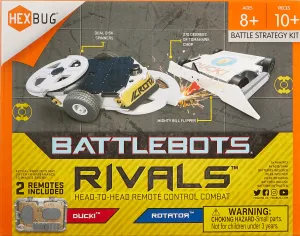 Robo Clash Arena: Rotator vs. Duck - Thrilling Remote Control Robot Battles for STEM Enthusiasts