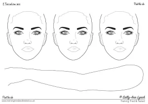Sally Ann Practice Board, Lady 3 Face & Arm (0013)