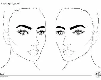 Sally Ann Practice Board,  Lady Side Face Double Board (0037)