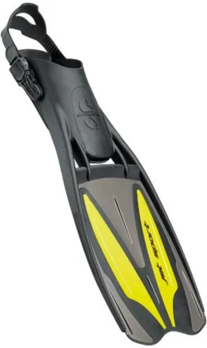 Scubapro Jet Fins Sport Adjustable - Black/Gray/Yellow