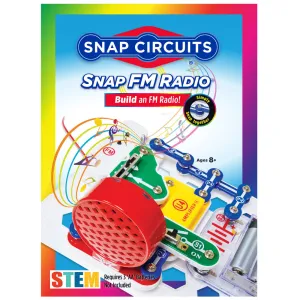Snap Circuits FM Radio Building Kit - STEM Learning Toy for Kids Ages 8 