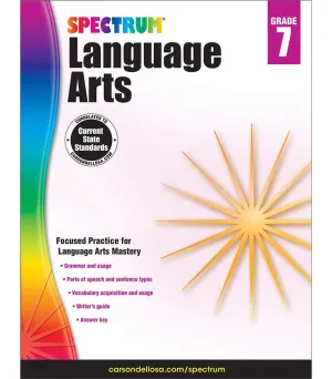 Spectrum Language Arts Grade 7