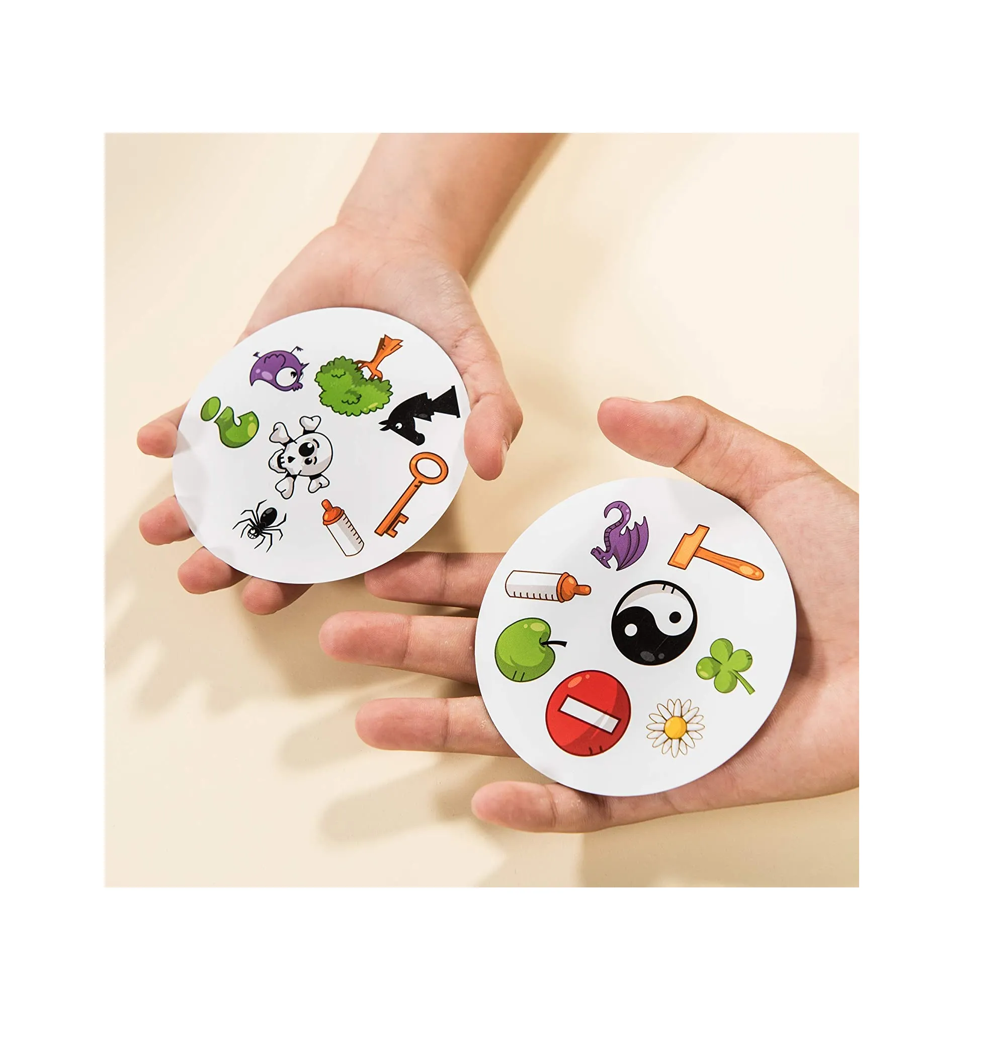 Spot It! Classic Card Game Game for Kids Age 6  2 to 8 Players Average Playtime 15 Minutes Purple and Yellow Packaging Made by Zygomatic