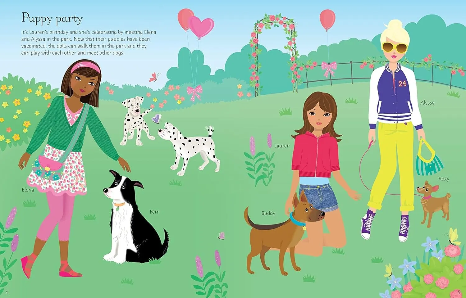 Sticker Dolly Dressing - Dogs and Puppies