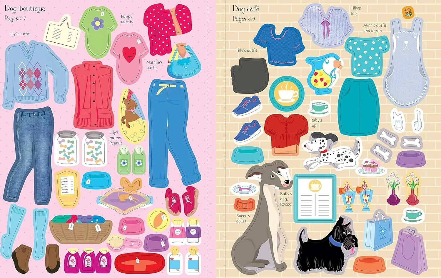 Sticker Dolly Dressing - Dogs and Puppies