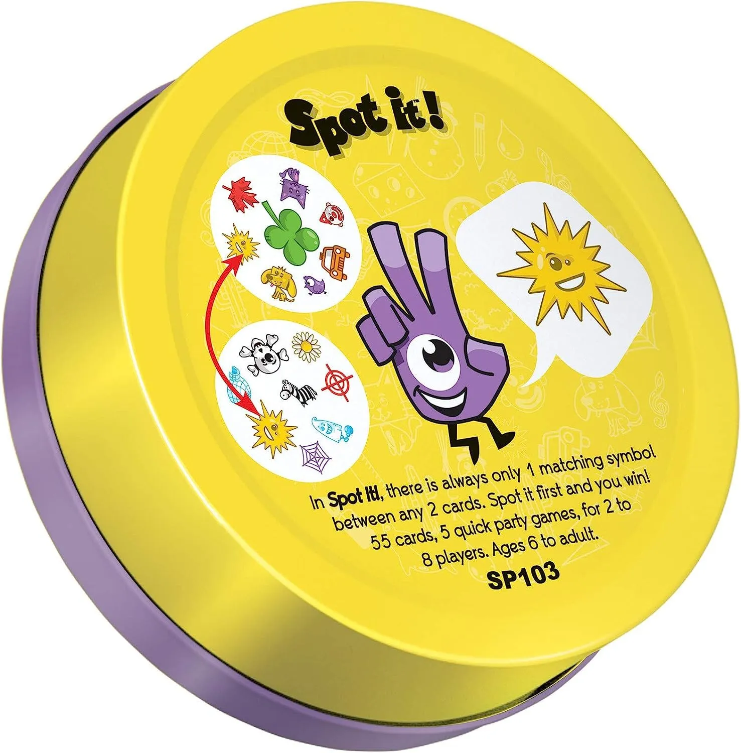 SUPER TOY Spot It Flash Card Game for Kids & Adults Indoor Games Fun for Family Night Travel Gift Multi Players