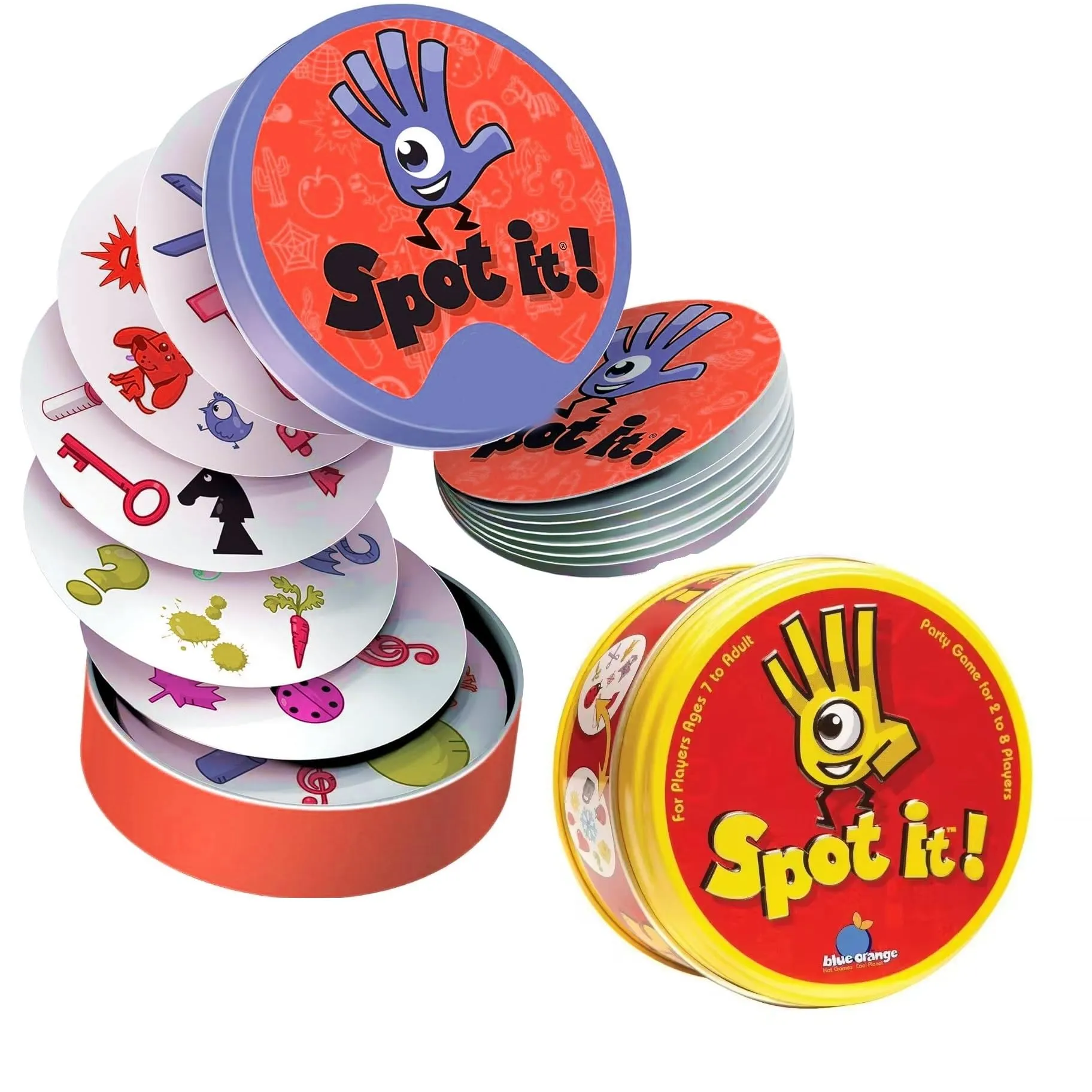 SUPER TOY Spot It Flash Card Game for Kids & Adults Indoor Games Fun for Family Night Travel Gift Multi Players